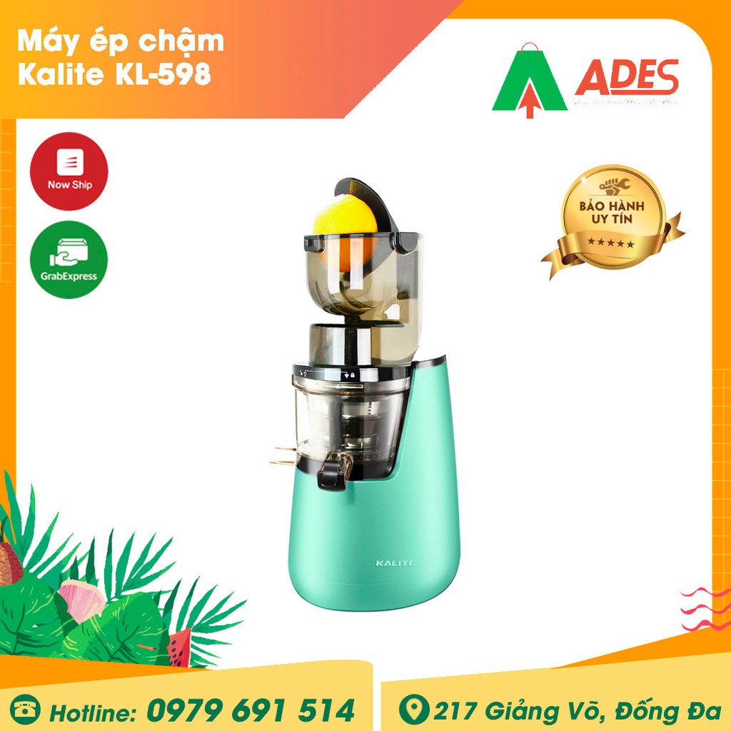 Máy ép chậm Kalite KL-598 - Chính hãng - Bảo hành 24T - NEW 2021