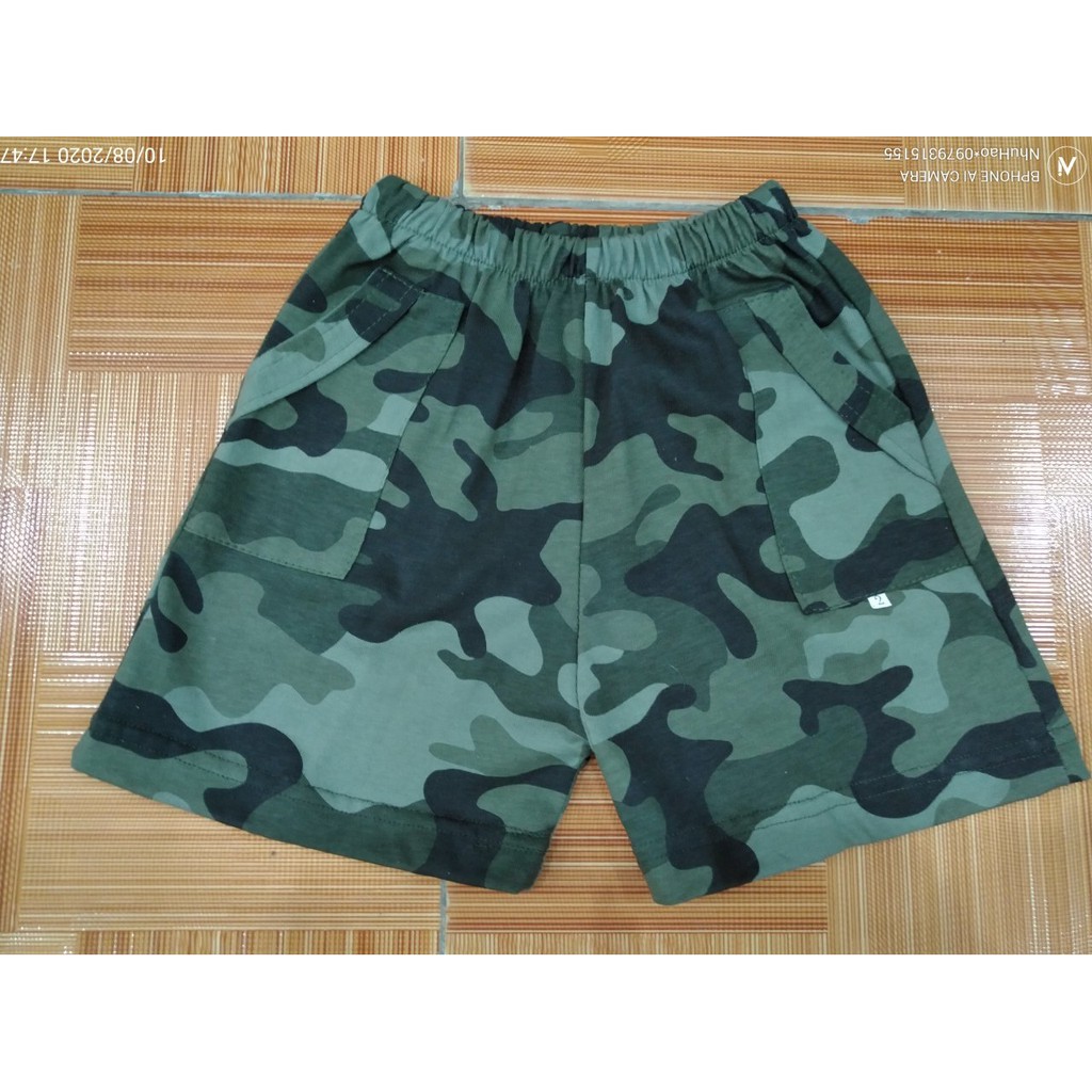 Bộ quần áo trẻ em phông rằn ri
