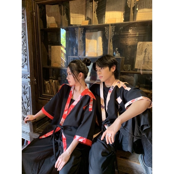 [ẢNH THẬT] KIMONO GẤM TẶNG KÈM TUA RUA nam nữ mặc đẹp
