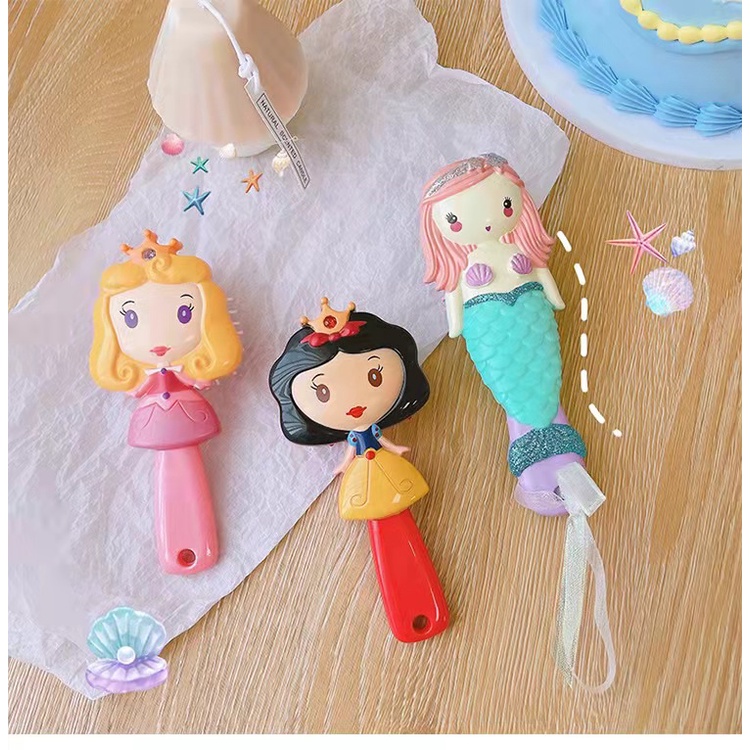 Hộp 6 món dụng cụ làm tóc kiểu hoạt hình xinh xắn cho bé gái