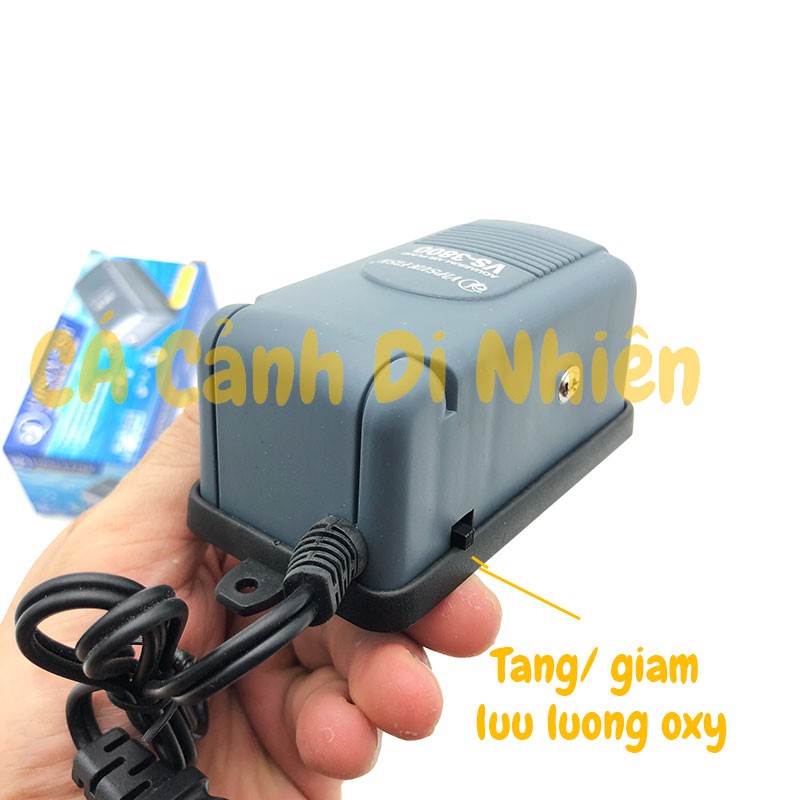 Máy sục sủi khí oxy 1 vòi 2.5W VIPSUN VS-3800 cho hồ cá VS 3800