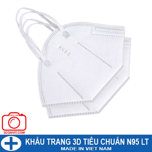 Hộp 10 khẩu trang 3D 5 Lớp LT Mask tiêu chuẩn N95