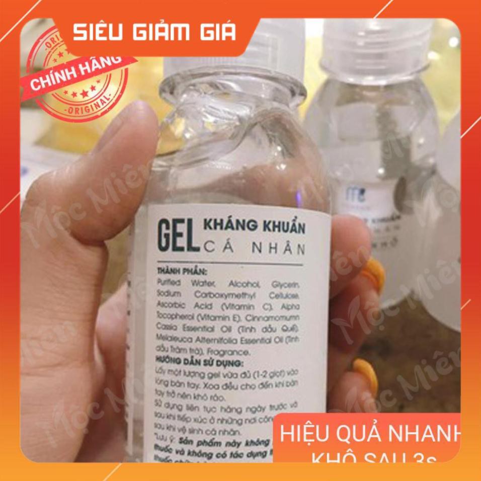 Gel rửa tay kháng khuẩn, gel kháng khuẩn cá nhân, gel rửa tay khô chính hãng