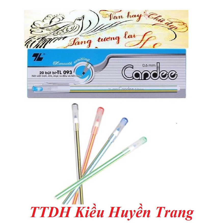 Bút bi CANDEE đầu bi 0.6mm TL093