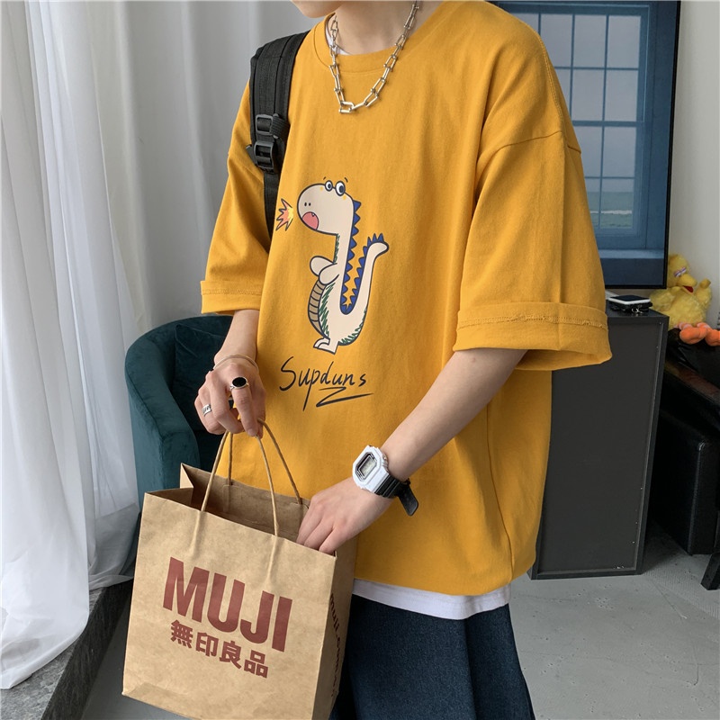 Áo thun nam tay lỡ,áo phông rộng unisex