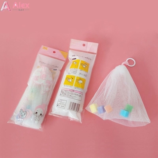 [Hàng mới về] Túi Lưới Tạo Bọt Làm Sạch Da Mặt Và Cơ Thể