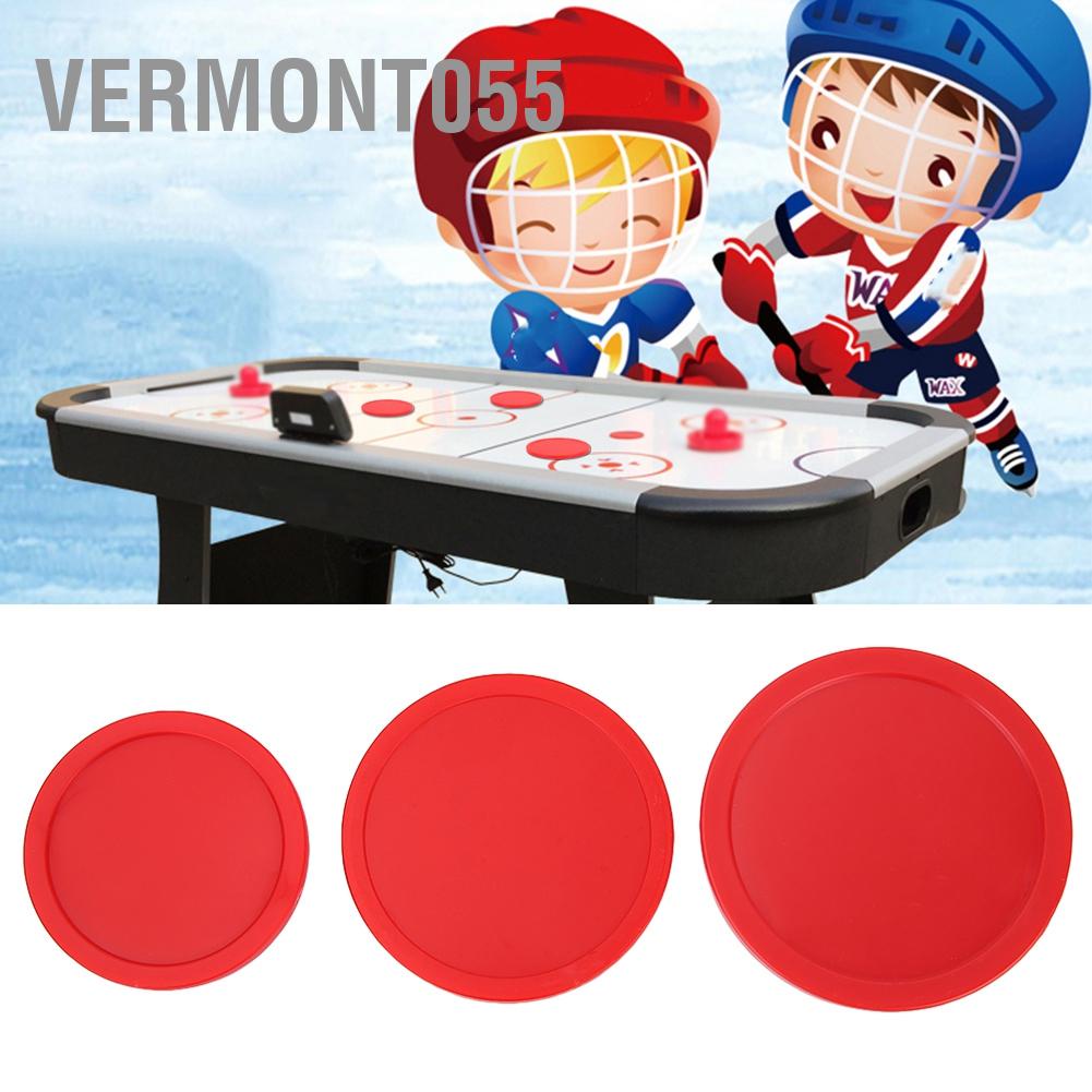 Vermont055 4 Pcs Plastic Air Ice Hockey Pucks Piece Replaceable for Tables Game Equipment