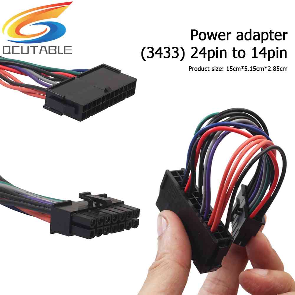 Dây Cáp Chuyển Đổi ATX 24 Pin Sang 14 Pin Cho Lenovo IBM Q77 B75