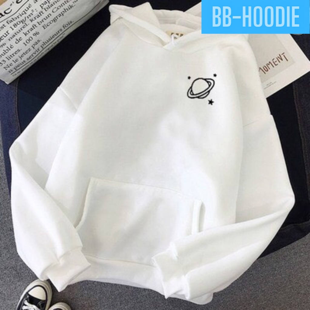 Áo Nỉ Hoodie In Hình Sao Hỏa Cute - Áo Form Rộng Unisex Chất Nỉ Mềm Mại Dày Dặn Style HOT TREND BB HOODIE