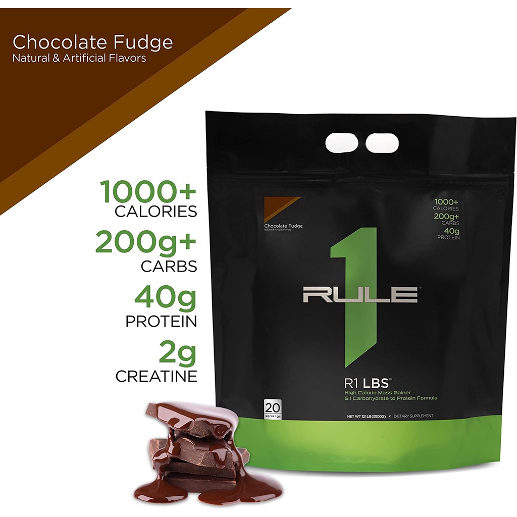 Sữa Tăng Cân Nhanh Rule 1 LBS Mass Gainer 12lbs