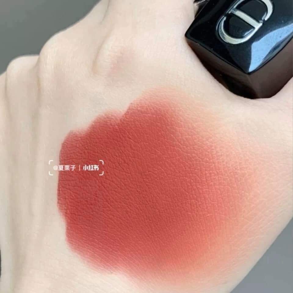 Son Dior mini matte màu hồng đất 772