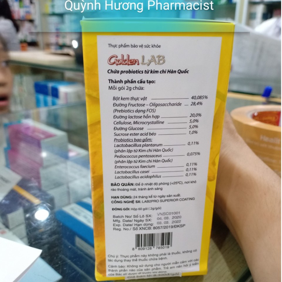 Men tiêu hóa GOLDEN LAB từ Hàn Quốc giúp hệ tiêu hóa bé khỏe mạnh.