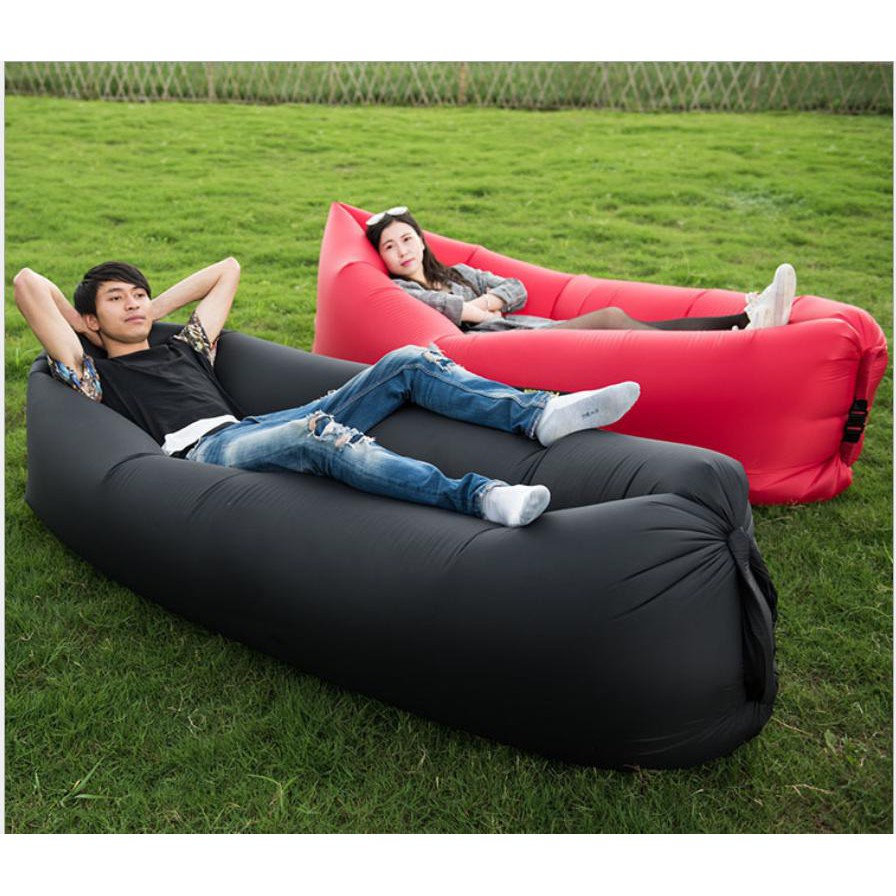 [FREESHIP] Ghế Hơi Du Lịch Không Cần Bơm, Sofa Văn Phòng, Đệm Hơi Du Lịch, Phượt, Dã Ngoại Túi Gió.