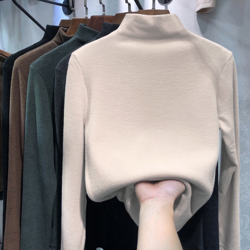 NRVP Áo Thun Nữ Dài Tay Dáng Rộng Thời Trang Hàn Quốc