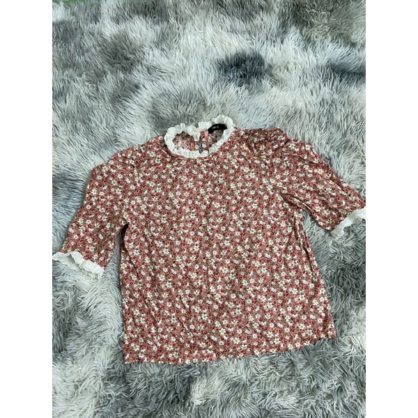 ĐỒ SI/2 HAND- HÀNG HIỆU CHÍNH HÃNG-ÁO SƠ MI HOA NHÍ HỒNG-ẢNH THẬT DO SHOP TỰ CHỤP VÀ QUAY