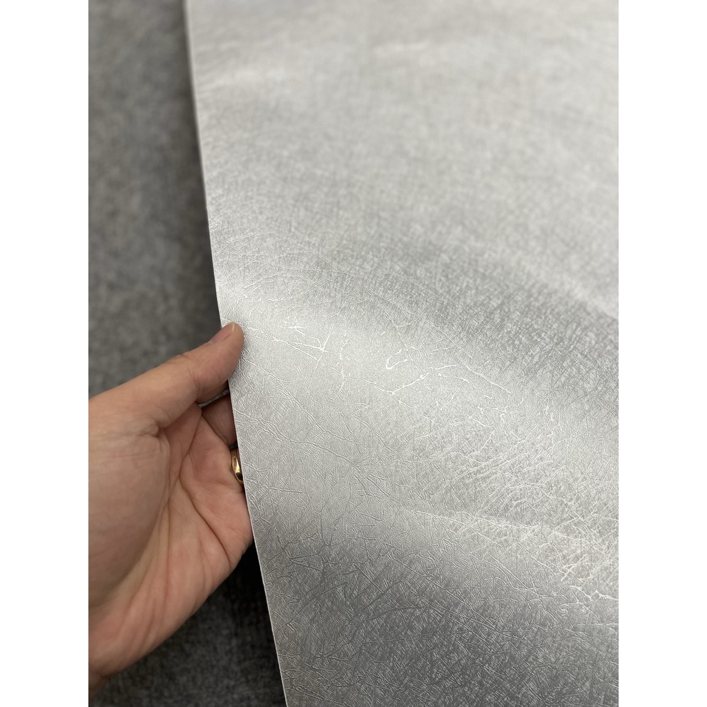 Giấy dán tường phòng ngủ vân xước xám phong cách hàn quốc nhiều màu