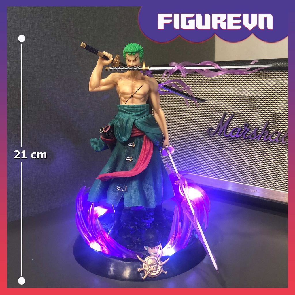 Figure / Mô hình Zoro 21 cm có LED