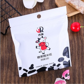 10 bịch (1 bịch 500 tờ) Giấy gạo gói kẹo Nougat rẻ nhất toàn Shopee