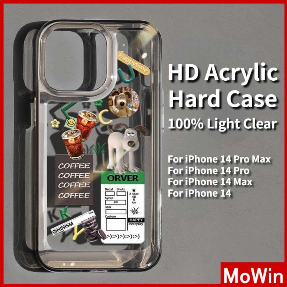 iPhone Case HD Acrylic High Quality Hard Case Metal Button Protection Camera Shockproof Cartoon Cute Compatible For iPhone 14 Pro Max 13 Pro Max 12 Pro Max 11 Pro Max xr xs max