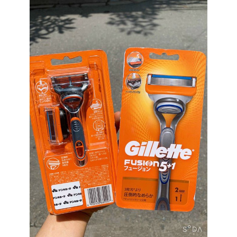 dao cạo râu massage 5 lưỡi Gillette 5+1 Fusion