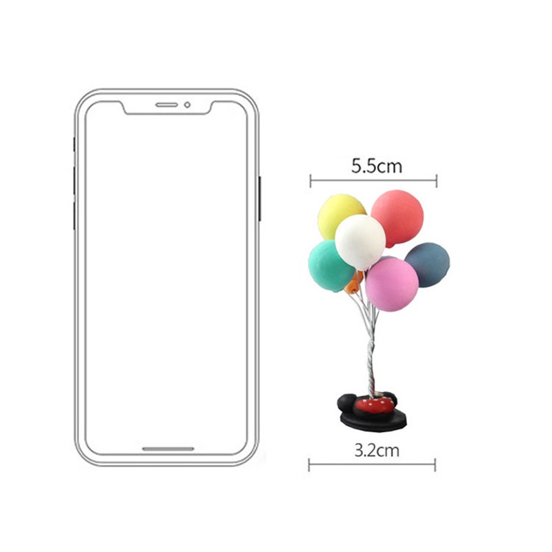Phụ Kiện Bong Bóng Trang Trí Xe Hơi Dễ Thương