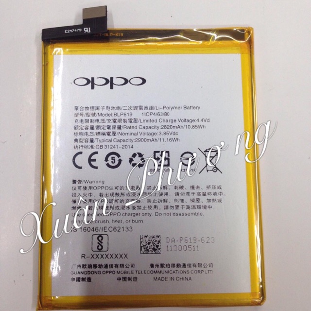 Pin Oppo Neo 9s A39