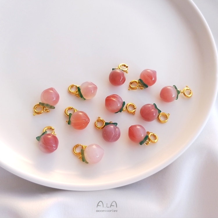 █A.ιA゜14K Vàng●〔 1 Cái〕°Mặt Dây Chuyền/ Khuyên Tai/ Vòng Tay/ Mặt Đá Mã Não Tự Nhiên Độc Đáo