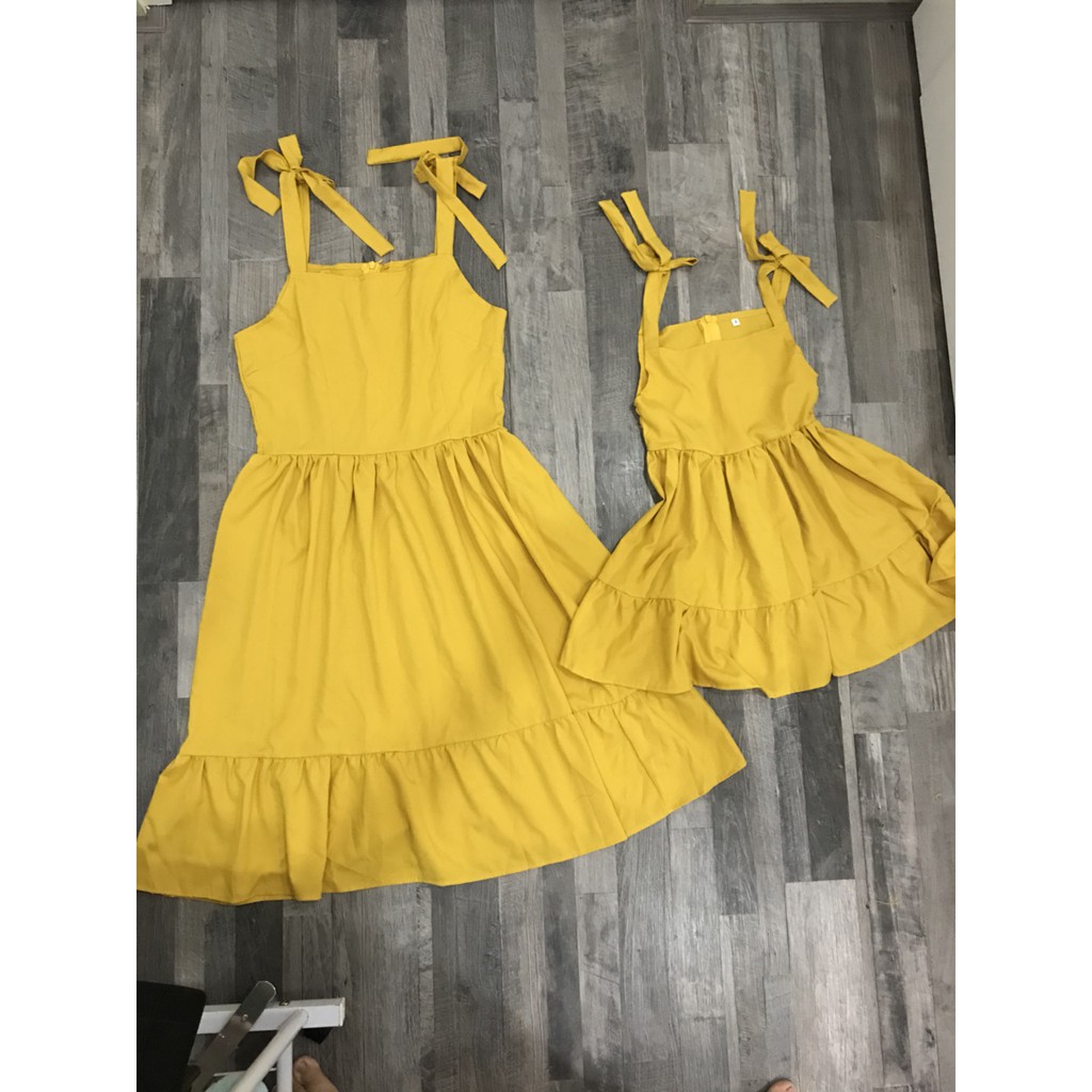đầm đôi đẹp cho mẹ và bé- 2 dây TẾT2020⚡FREESHIP ĐƠN TỪ 250K⚡ MẸ VÀ BÉ GÁI Hàng Thiết Kế Chất Đẹp
