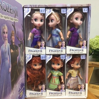🔥siêu hot🔥 set 6 búp bê elsa anna frozen cho bé
