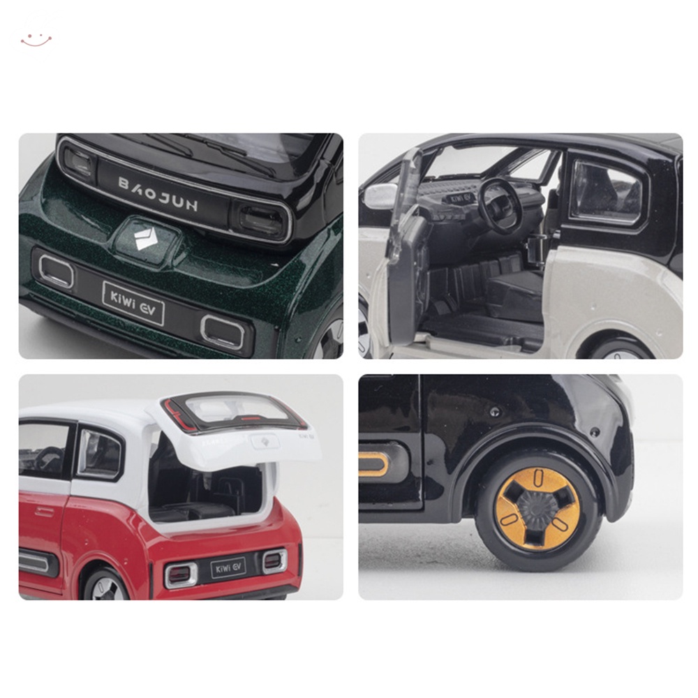 Đồ Chơi Mô Hình Xe Hơi Kiwi Ev Có Đèn Và Thể Mở Cửa Bằng Hợp Kim