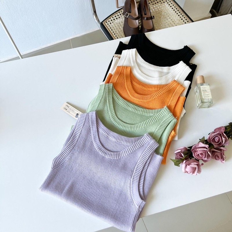 Áo len gân tanktop A8112