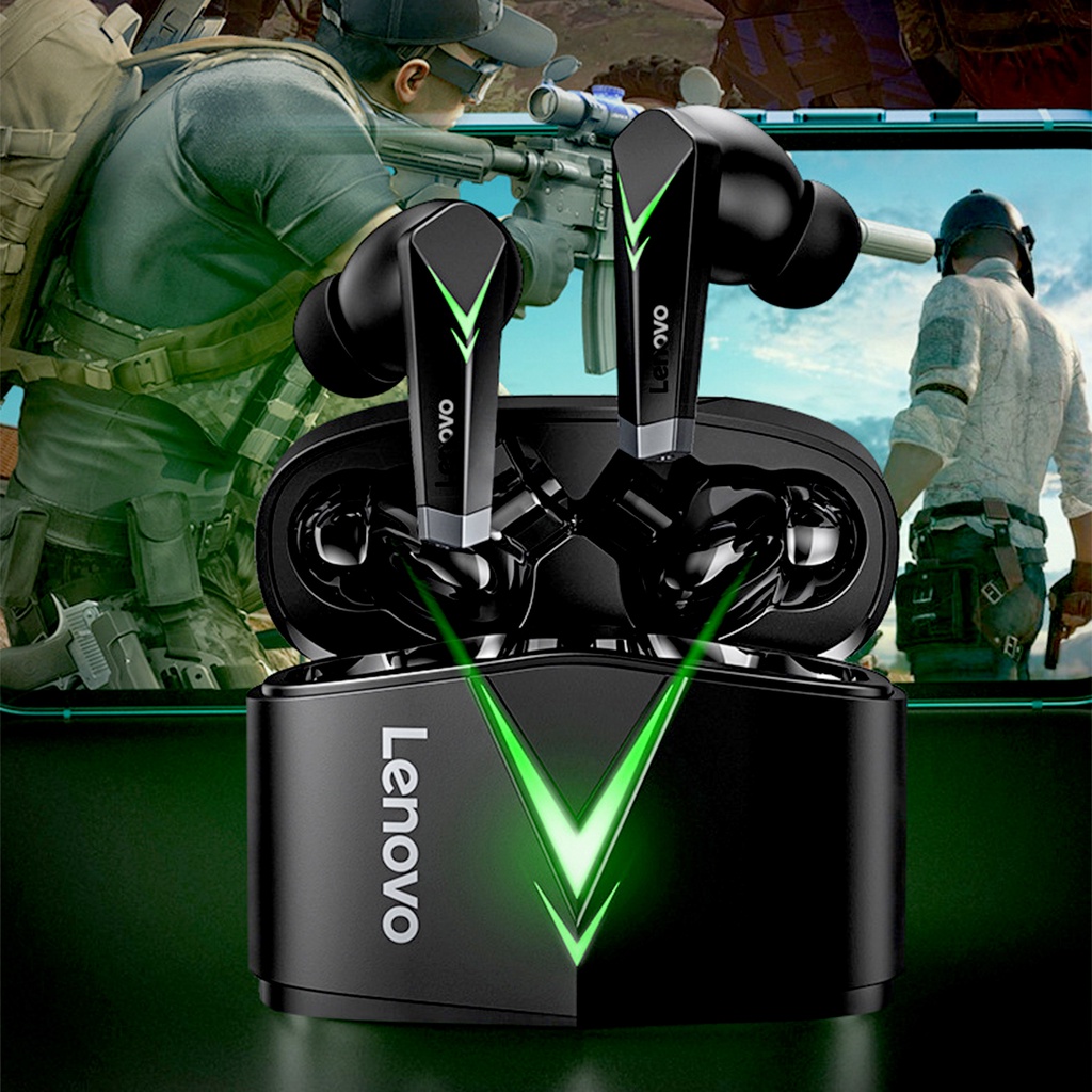 Set 2 Tai Nghe Lenovo LP6 TWS Bluetooth 5.0 Không Dây Nhét Tai Có Thể Sạc Lại
