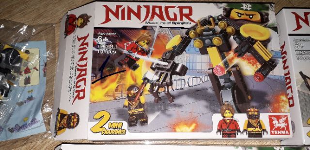 Lắp ráp NLego Ninjagr 6304 có nhiều chi tiết rất đẹp