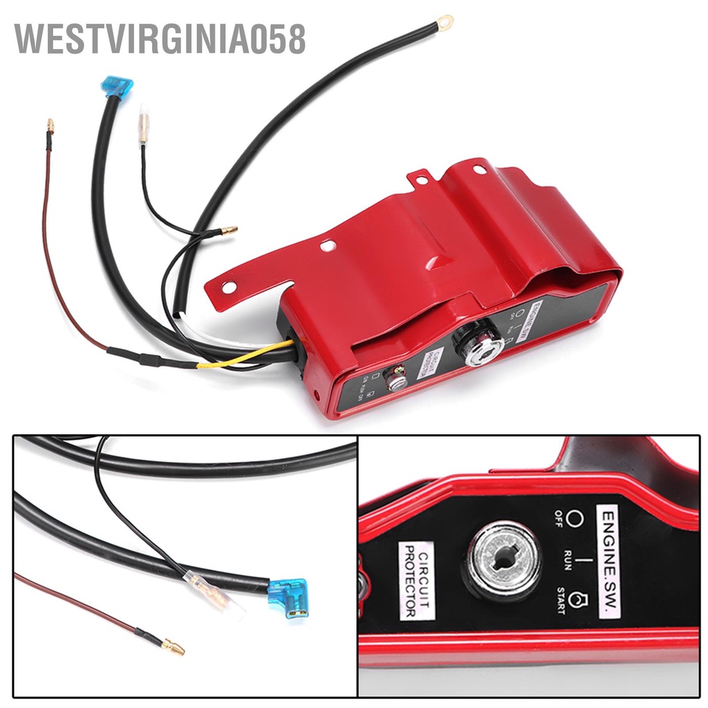 Có thể bán buôn Công tắc đánh lửa điện 2 Bảng chìa khóa cho động cơ Honda GX340 GX390 11HP 13HP Westvirginia058 Hàng giao ngay