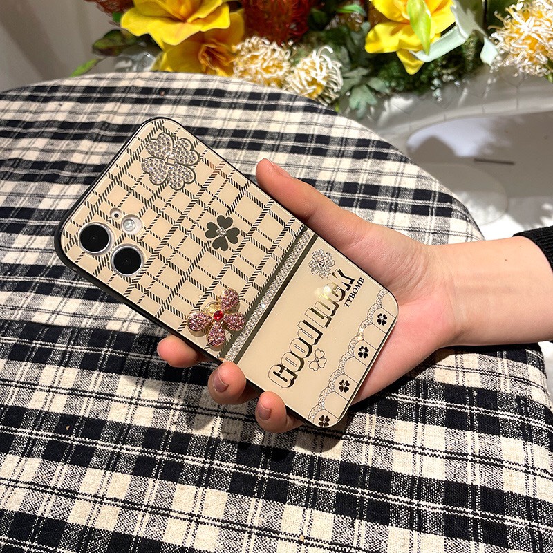 CHÍNH HÃNG  Ốp Tybomb lưng gương kính họa tiết, bướm đá xoay Cực Sang Chảnh IPhone 7 8 X XS 11 12 13 PLUS PRO MAX