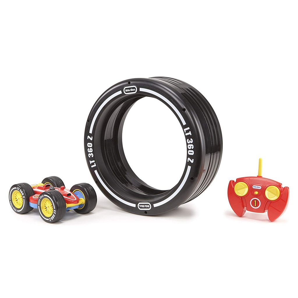 Xe điều khiển và vòng đua RC tire twister Little Tikes