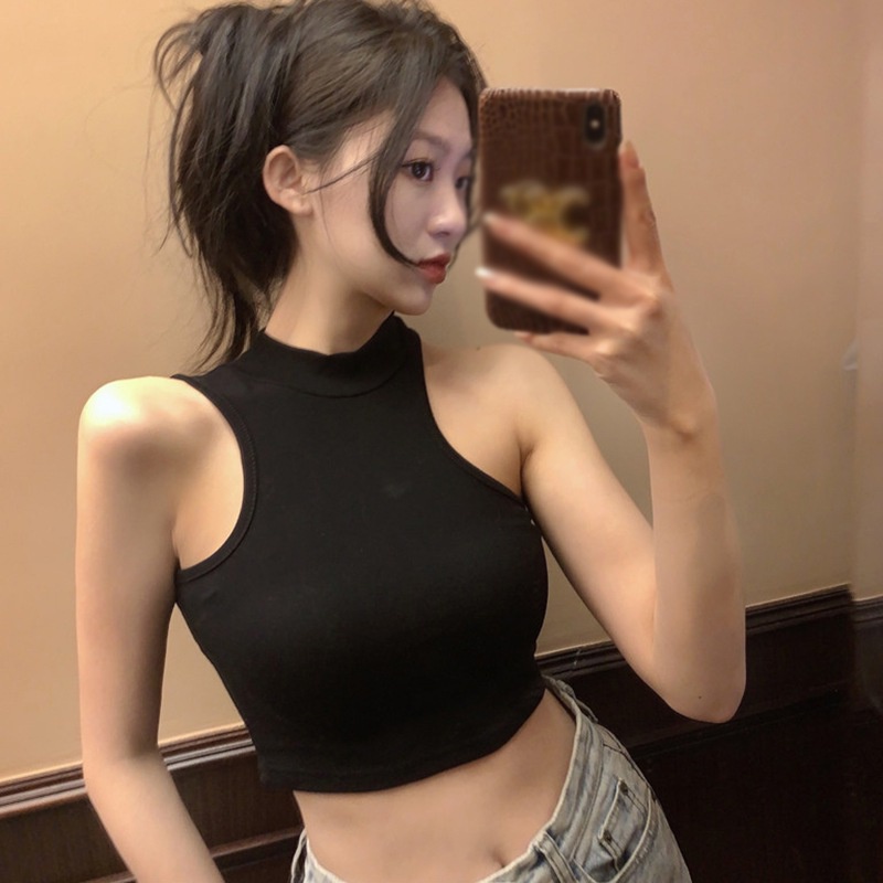 Áo Tank Top Màu Trơn Thiết Kế Quyến Rũ Thời Trang Cho Nữ