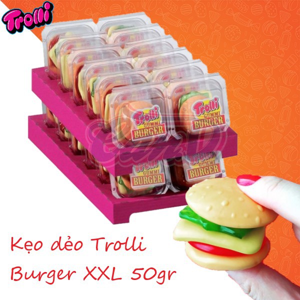 Kẹo dẻo Trolli Burger XXL 50gr