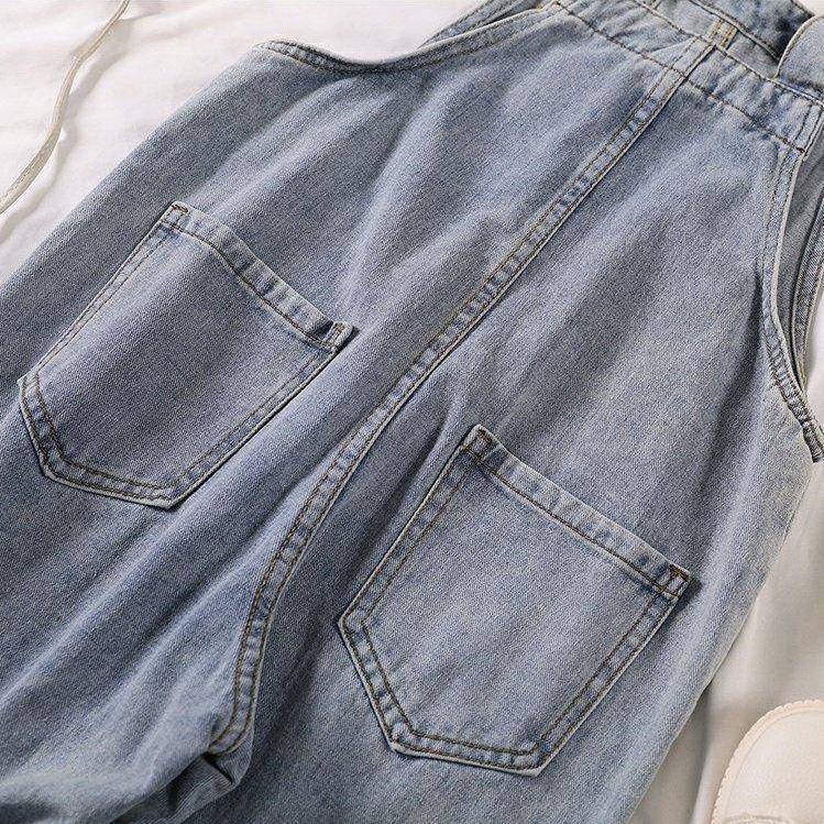 Quần Yếm Denim Phong Cách Hàn Quốc 2021 Cho Nữ | BigBuy360 - bigbuy360.vn