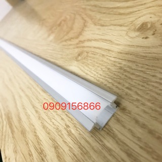 Bộ thanh nhôm led âm tường - combo 5 thanh - kích thước dài 1 mét -  bề rộng 17mm/ 7mm