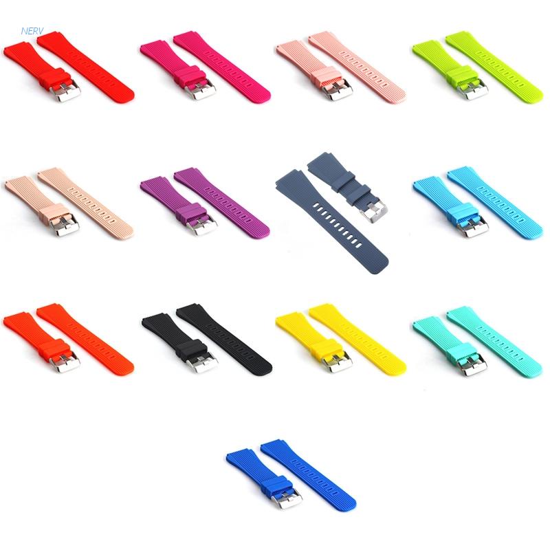 Dây Đeo Silicon 46mm SM-R800 Thay Thế Cho Đồng Hồ Thông Minh Samsung Gear S3 Frontier