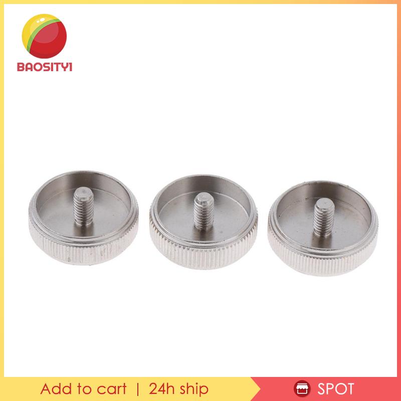 [Baosity1] Bộ 3 Nút Van Ngón Tay Bằng Đồng Thau Dùng Sửa Chữa Các Nhạc Cụ Gió Eupho