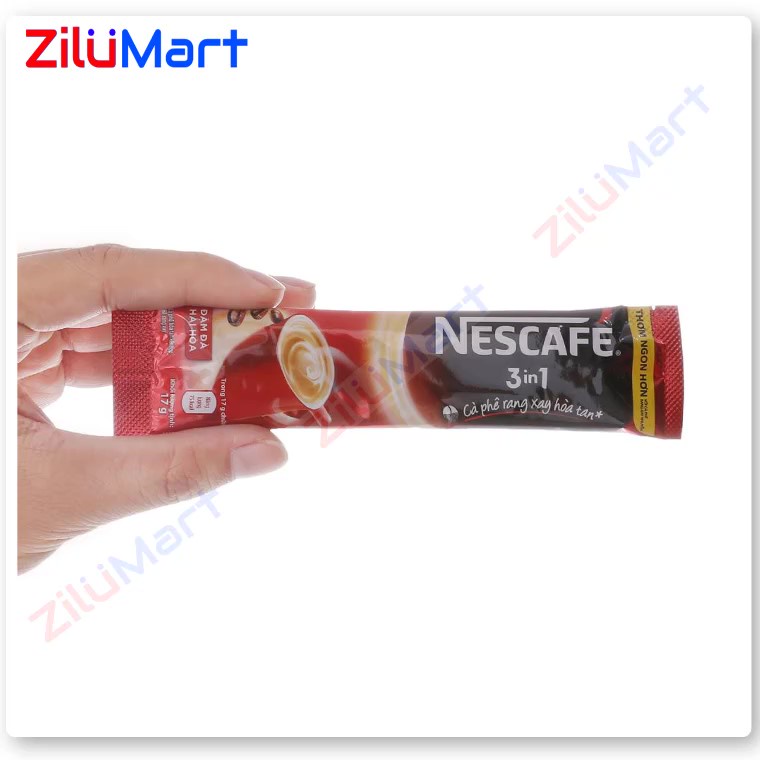Bịch 46 gói cà phê sữa NesCafé 3 in 1 loại 782g