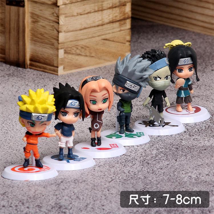 Bộ 6 mô hình nhân vật trong anime Naruto thế hệ 19