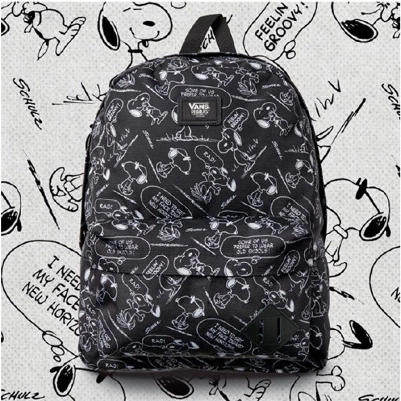 { Balo Giá Xưởng } Vans Peanuts black