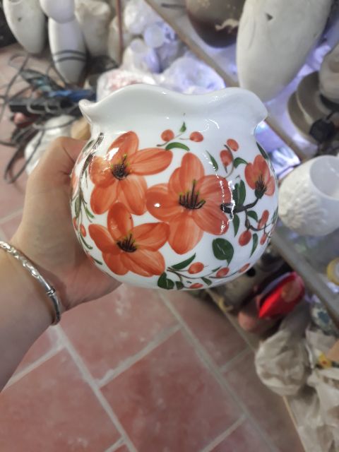 Chụp đèn dành cho đèn xông tinh dầu bát tràng