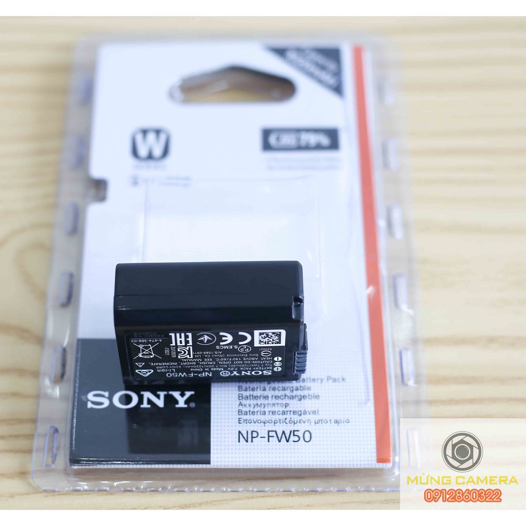 Pin sony NP-FW50 chất lượng cao cho sony A6000 , A6300 , A6500 , A7II , A7 , A7S , A7SII , A7R , A7RII