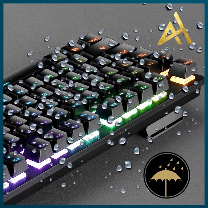 Bàn Phím Cơ Gaming Đèn LED 7 Màu DIVIPARD AK-911 Chuyên Game Bàn phím Máy Tính PC Laptop Keyboard Có Dây
