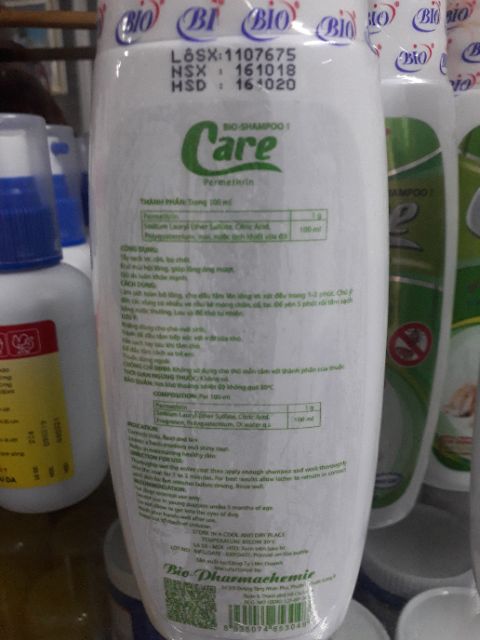 Sữa tắm trị ve rận cao cấp bio care cho boss xinh