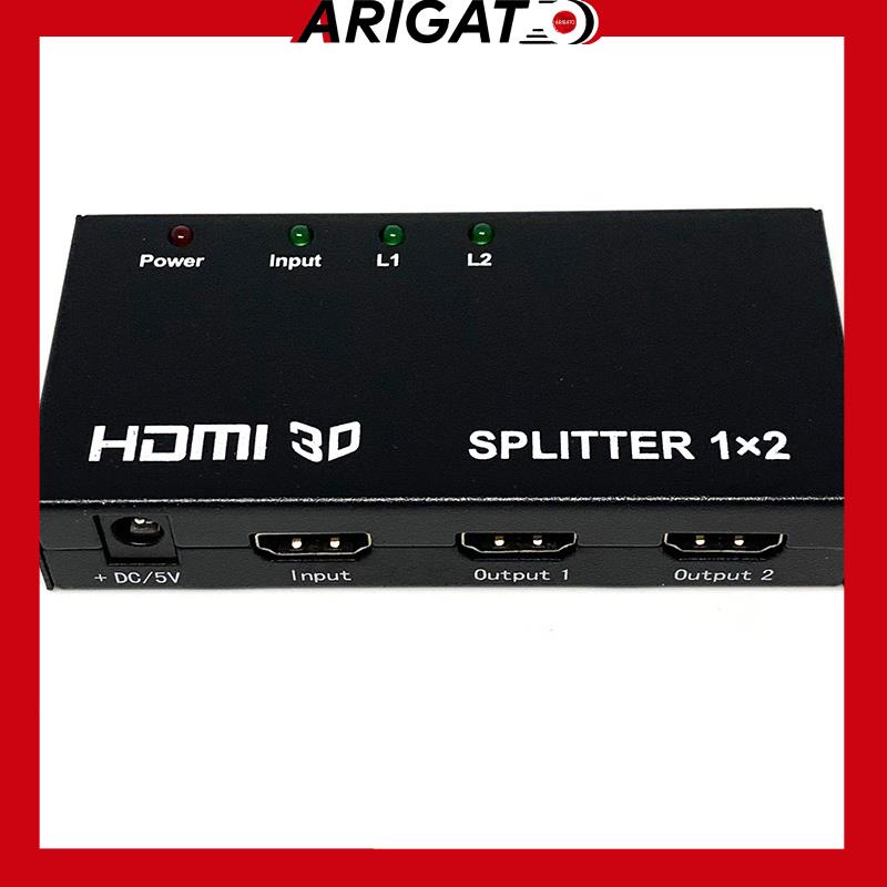 [Mã ELHACE giảm 4% đơn 300K] Bộ Chia HDMI 1 Ra 2 4k*2K - Loại Mạch Dài, Có Nguồn Rời